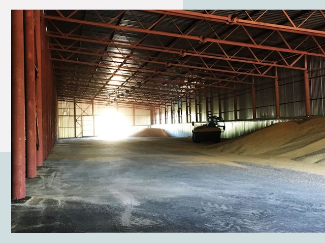 Строительство зернохранилищ в Балашове