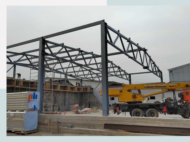 Строительство цехов в Балашове