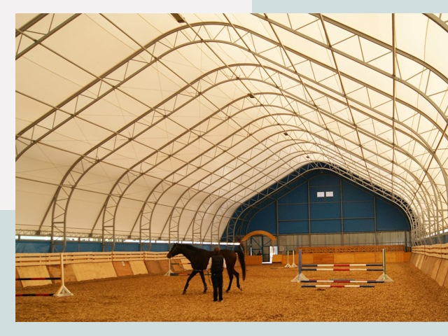 Строительство конных манежей в Балашове