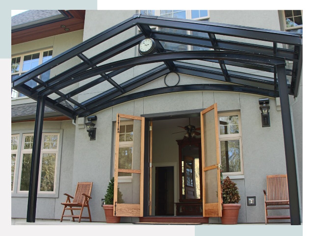 Козырьки металлические в Балашове