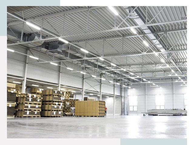 Освещение ангаров в Балашове