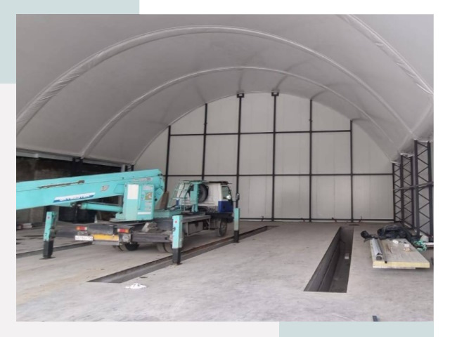 Внутреннее оснащение ангаров в Балашове