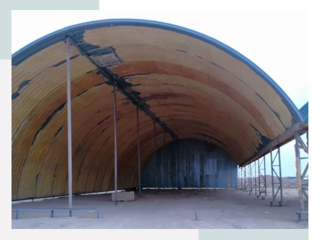 Реконструкция ангаров в Балашове