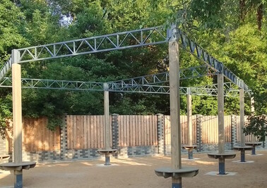 Терраса из металлоконструкций под ключ, проектирование, изготовление и монтаж от СтальСтрой-Бла